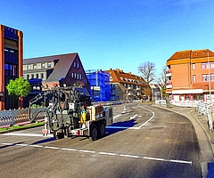 Aktuell laufen noch Restarbeiten in der Feldstraße. (Foto: Strandmann)