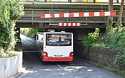 Der Geschwister-Scholl-Tunnel ist im Kernbestand 137 Jahre alt. Nach Aussage der Verwaltung ist das Bauwerk für heutige Verkehrsanforderungen „zu klein, zu schmal, zu kompliziert“. (Foto: Frank)