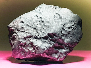 Der Meteorit „Elmshorn“ ist ein Highlight für Wissenschaft wie Bürger. (Foto: LIB, B. Pichelmann)