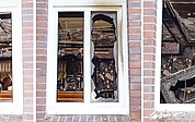 Ein Blick in die Fenster lässt das Ausmaß der Zerstörung erahnen. (Fotos: Frank)