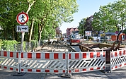 Die Sperrung der Straße Klosterkoppel zieht sich voraussichtlich bis Freitag, 12. Juli, hin. (Archiv: Frank)