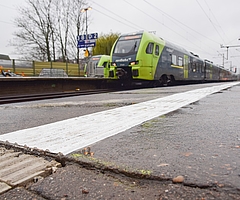 Währen der Bauarbeiten wird der Elmshorner Bahnhof weniger angefahren. (Archiv: Frank)