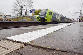 Währen der Bauarbeiten wird der Elmshorner Bahnhof weniger angefahren. (Archiv: Frank)