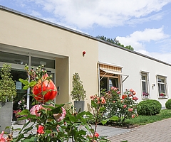 Der Eingangsbereich des Johannis Hospiz in Elmshorn wirkt einladend. (Archiv: Strandmann)